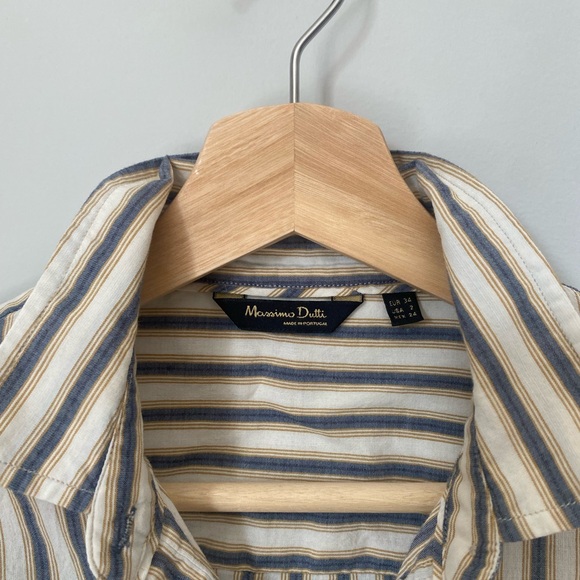 massimo dutti 100% cotton button down - Picture 2 of 4